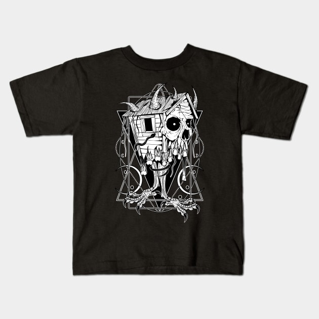 Baba Yaga's House Kids T-Shirt by Von Kowen